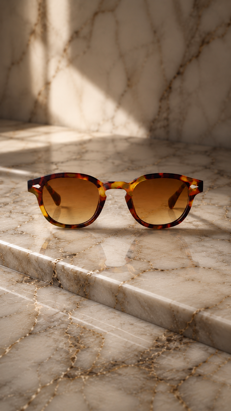 Lunettes de soleil tendance - verres teintés - protection UV - style old money