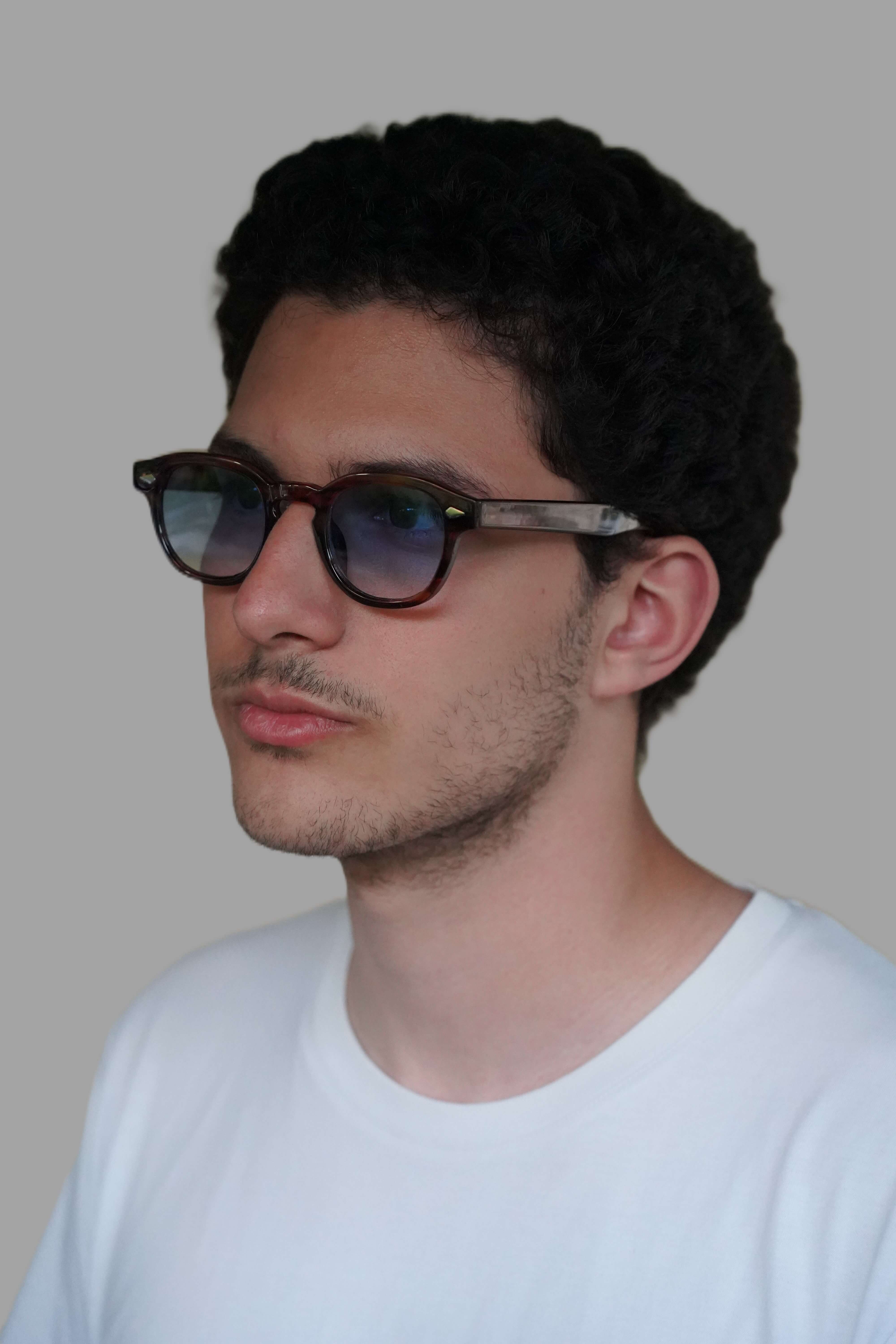 Lunettes de soleil tendance - verres teintés - protection UV - style old money