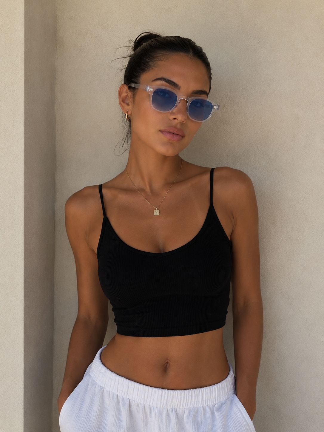 Lunettes de soleil tendance - verres teintés - protection UV - style old money
