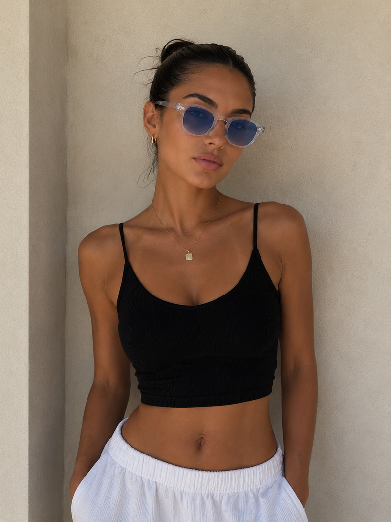Lunettes de soleil tendance - verres teintés - protection UV - style old money