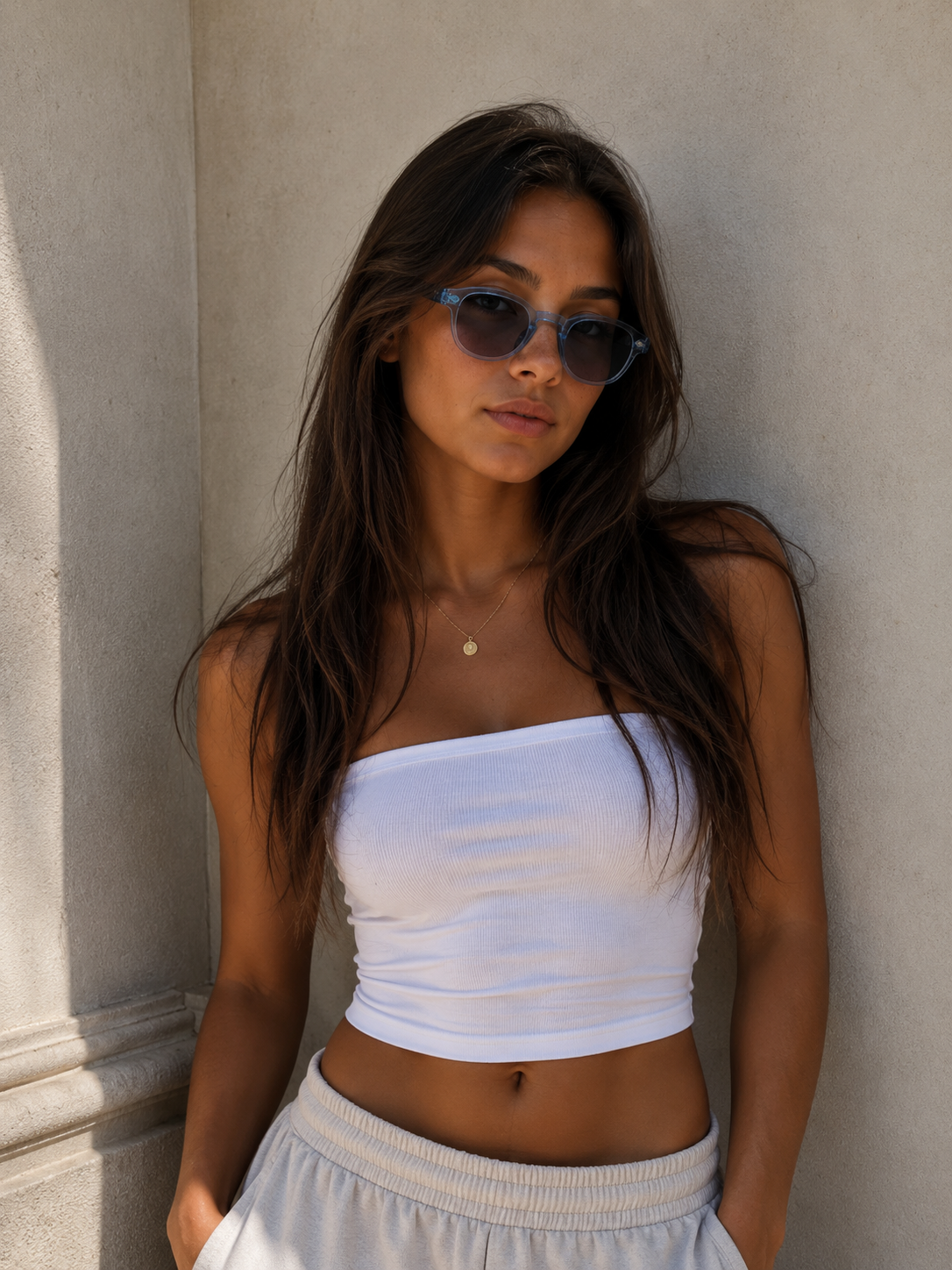 Lunettes de soleil tendance - verres teintés - protection UV - style old money