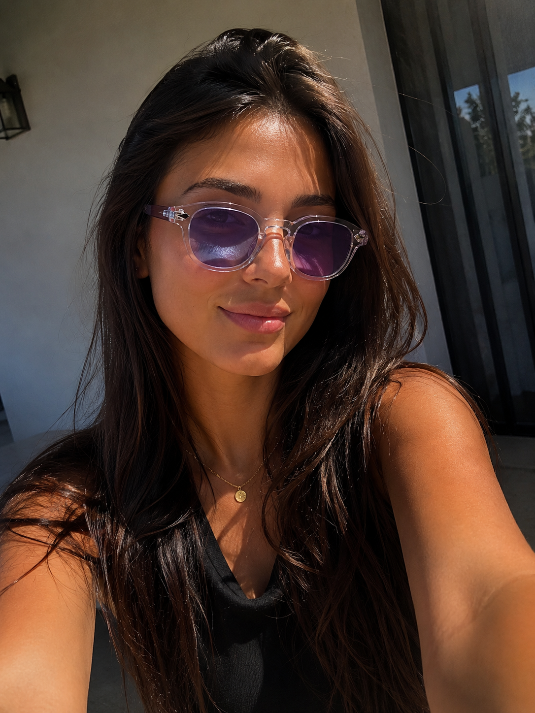 Lunettes de soleil tendance - verres teintés - protection UV - style old money
