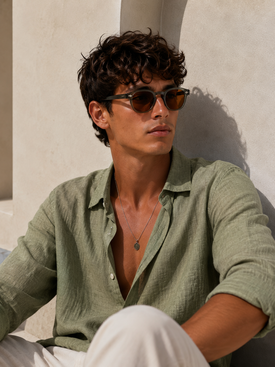 Lunettes de soleil tendance - verres teintés - protection UV - style old money